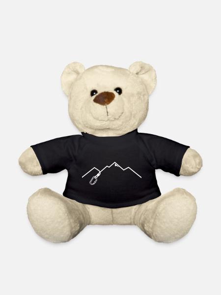 Karabiner Berge Klettern - Teddy - Schwarz