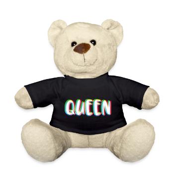 King - Queen Partnerlook - Teddy - Schwarz - Vorne