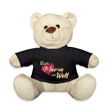 Beste Mama der Welt - Teddy - Schwarz - Vorne