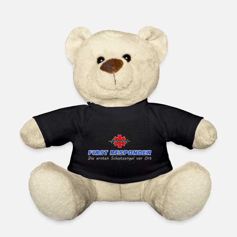 Cool first responder guardian angel shirt - Teddy Bear - black