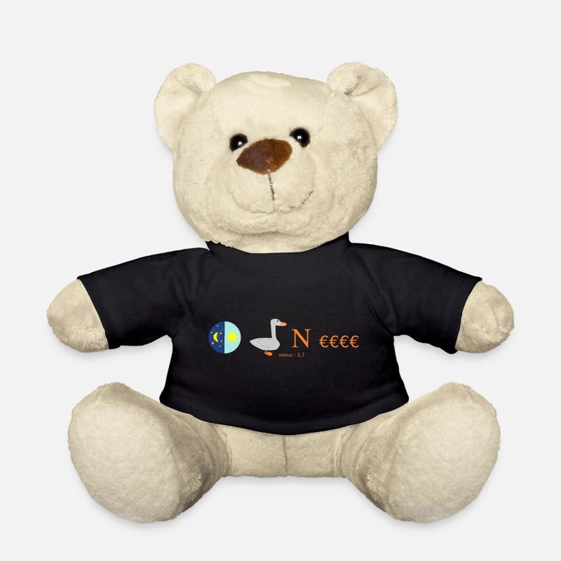 Rebus Gans - Teddy - Schwarz