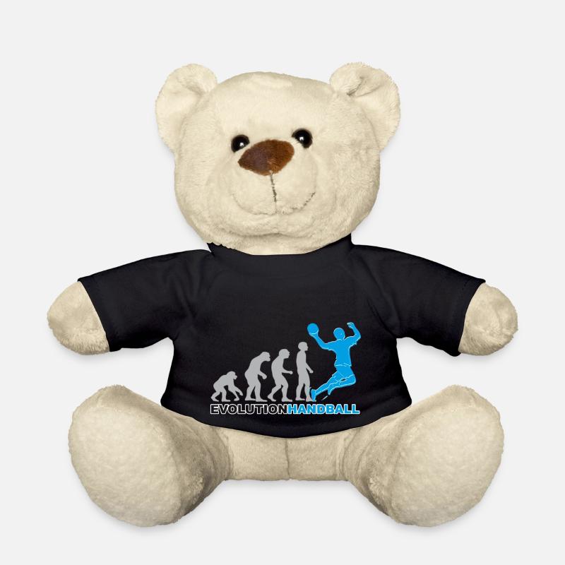 Handball, joueurs de handball, évolution - Nounours - noir