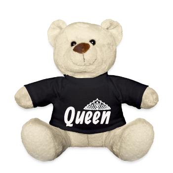 Liebe King Queen - Teddy - Schwarz - Vorne