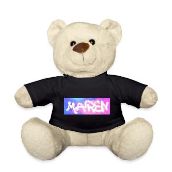 Maren Name Geschenk Geschenkidee Galaxie - Teddy - Schwarz - Vorne