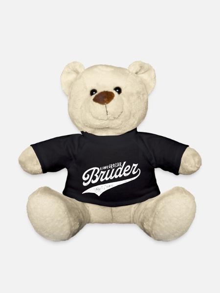 Kleiner Großer Bruder Mittelkind Sandwitchkind - Teddy - Schwarz