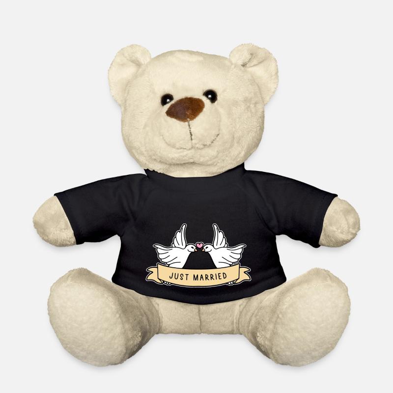 Just Married Hochzeit - Teddy - Schwarz