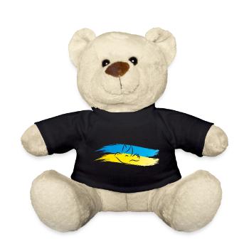 peace ukraine - Teddy - Schwarz - Vorne