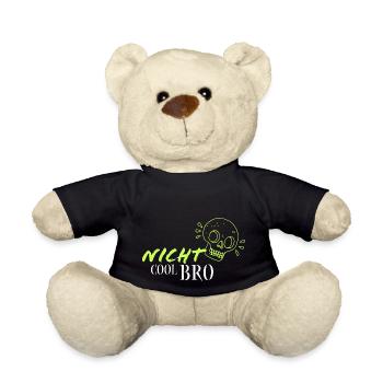 "NICHT COOL BRO" - Teddy - Schwarz - Vorne