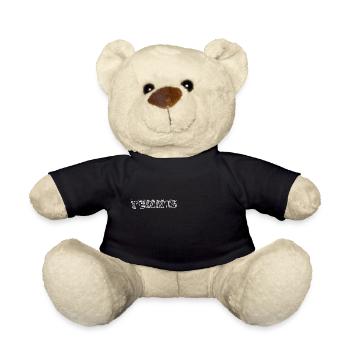Tee shirt sport tennis - Nounours - noir - Devant