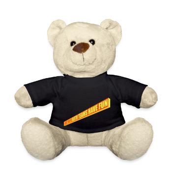 Both Teams Have Fun - Teddy Bear - black - Front