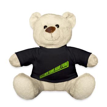 Both Teams Have Fun - Teddy Bear - black - Front