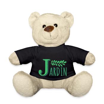 JARDIN J majuscule vert - Nounours - noir - Devant