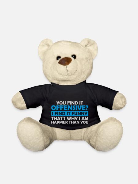 You find it offensive - Teddy Bear - black