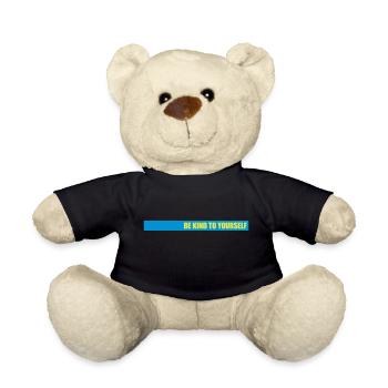 be kind to yourself - Teddy Bear - black - Front