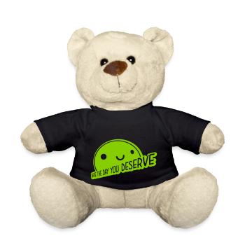 the day you deserve - Teddy Bear - black - Front