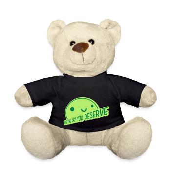 the day you deserve - Teddy Bear - black - Front