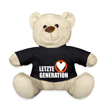 Letzte Generation - Design 5 - Teddy - Schwarz - Vorne