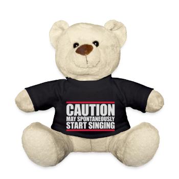 may spontaneously start singing - Teddy - Schwarz - Vorne
