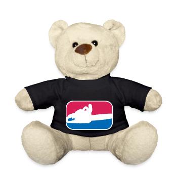 Kettensäge Gärtner Förster Horror lustige Geschenk - Teddy - Schwarz - Vorne