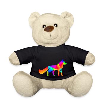 Renard dégradé - Nounours - noir - Devant