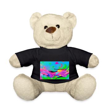 Bunte Frau - Teddy - Schwarz - Vorne