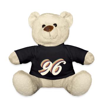 96th anniversary vintage - Teddy Bear - black - Front