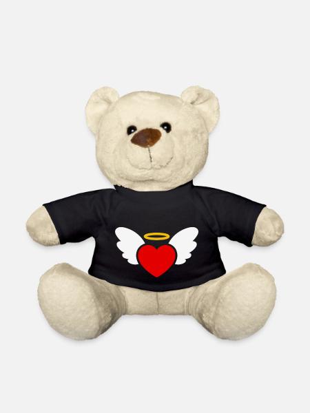 Cœur d’ange - Nounours - noir