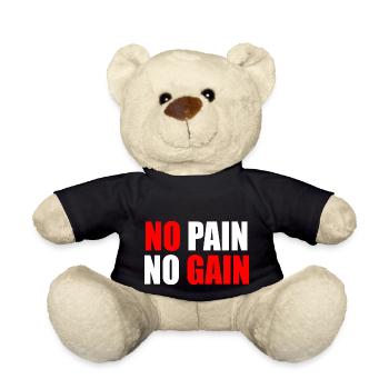 On n’a rien sans rien - Nounours - noir - Devant