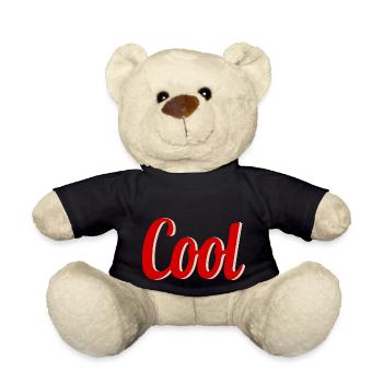 Cool - Teddy Bear - black - Front