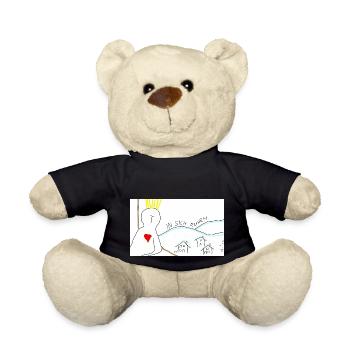 In sich ruhen. - Teddy - Schwarz - Vorne