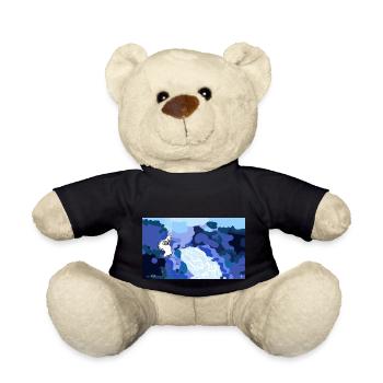 Im Frieden sein - Teddy - Schwarz - Vorne