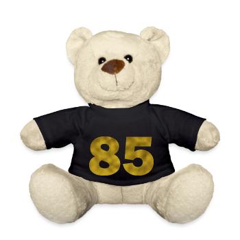 Anniversaire 85 ans - Nounours - noir - Devant