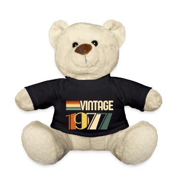 Jahrgang 1979 - 1979 Jubiläumsgeschenk - Teddy - Schwarz - Vorne