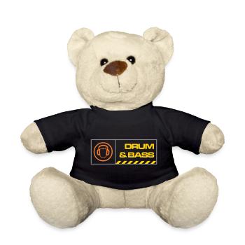 db warning - Teddy Bear - black - Front