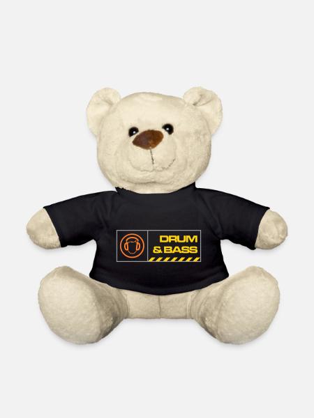 db warning - Teddy Bear - black