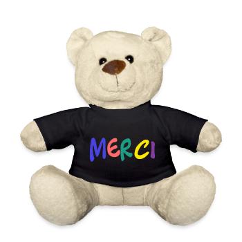 MERCI. MAÎTRESSE. MAÎTRE. MERCI MAÎTRESSE - Nounours - noir - Devant