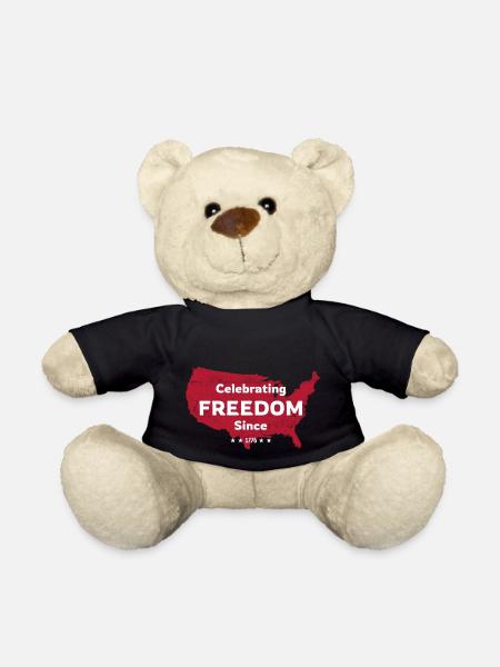 Celebrating FREEDOM since 1776 - Teddy - Schwarz
