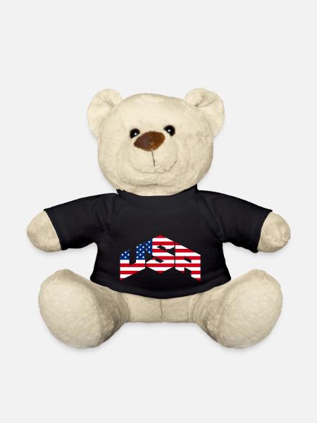 USA - Teddy Bear - black