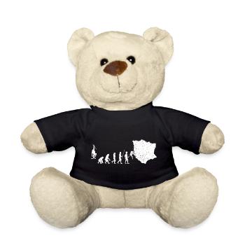 Silhouette de l’évolution à l’aventure - Nounours - noir - Devant