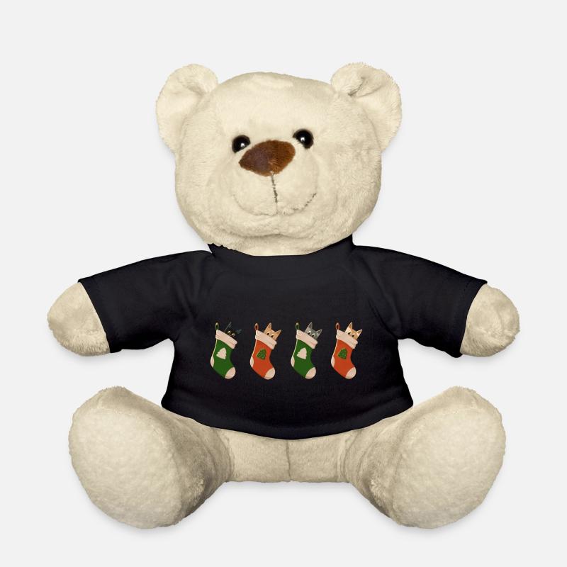 Katzen in Stiefeln - Teddy - Schwarz