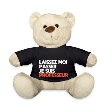 Lass mich passieren, ich bin ein Lehrer - Teddy - Schwarz - Vorne