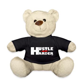 Dynamic Bold Lightning Graphic Design - Teddy Bear - black - Front