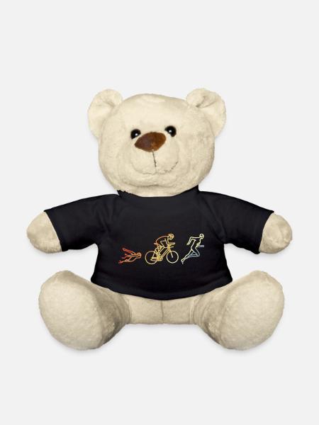 Triathlet Vintage Stil - Teddy - Schwarz