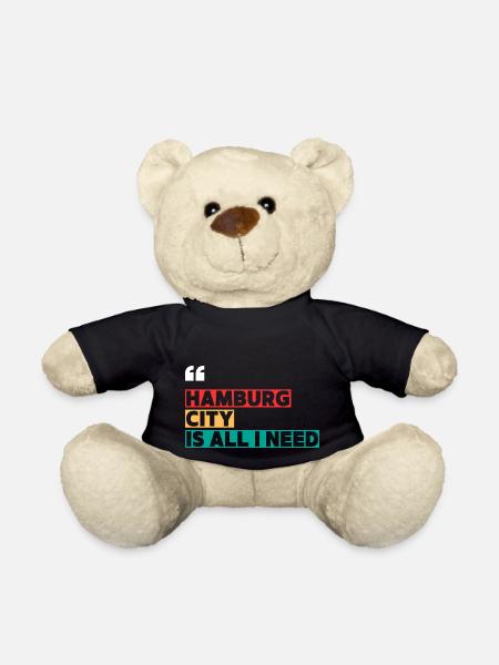 Hamburg City is all i need - Teddy Bear - black