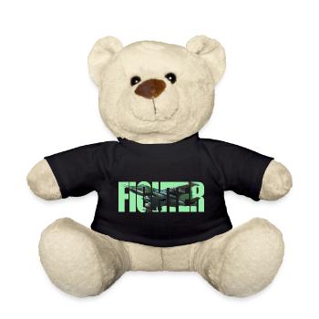Fighter Su-25 - Teddy Bear - black - Front