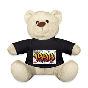 Graffiti audacieux de 1998 – 27 ans de Street Edge - Nounours - noir - Devant
