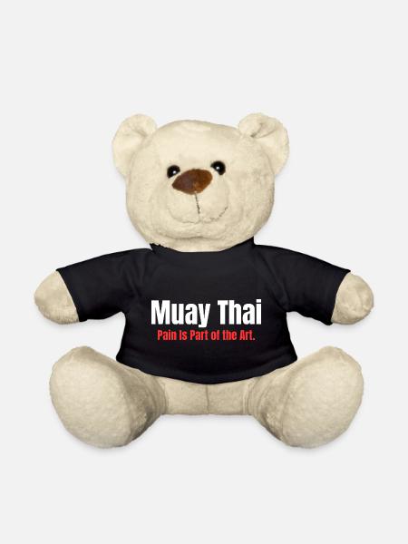 Acht Gliedmaßen. One Mind. | Muay Thai - Teddy - Schwarz