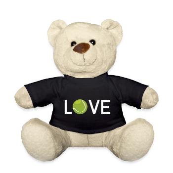 Tennis-Liebhaber - Teddy - Schwarz - Vorne