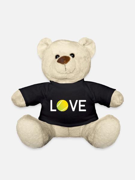 Tennisliebhaber - Teddy - Schwarz
