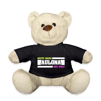 Beste Mama Alona der Welt - Teddy - Schwarz - Vorne